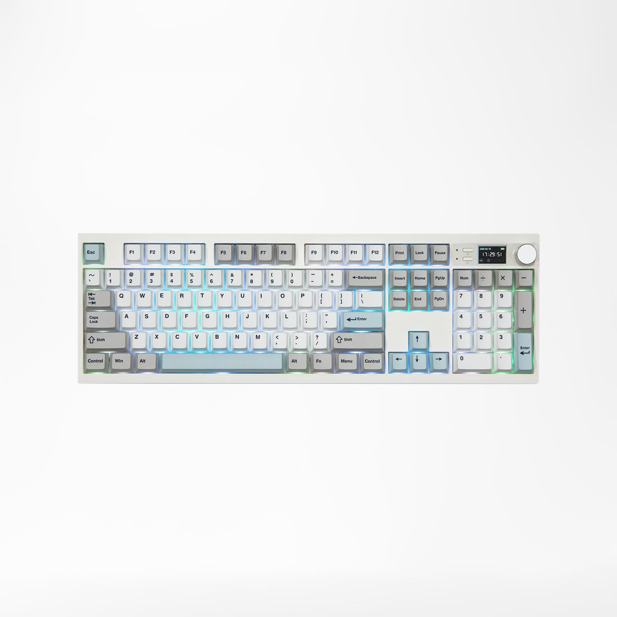EPOMAKER QK108 Wireless Keyboard- 100% (Wisteria Linear Switchv 2)