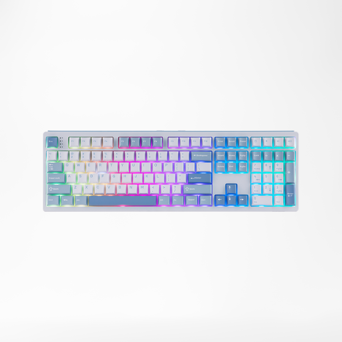 EPOMAKER TH108 Wireless Keyboard (Creamy Jade, Black)