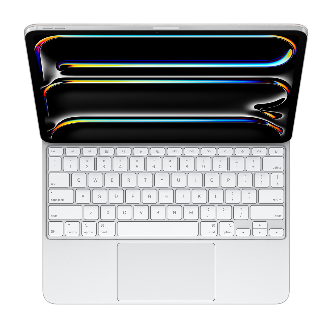 Apple magic keyboard for ipad pro m4 and ipad (13mm, 13", White)