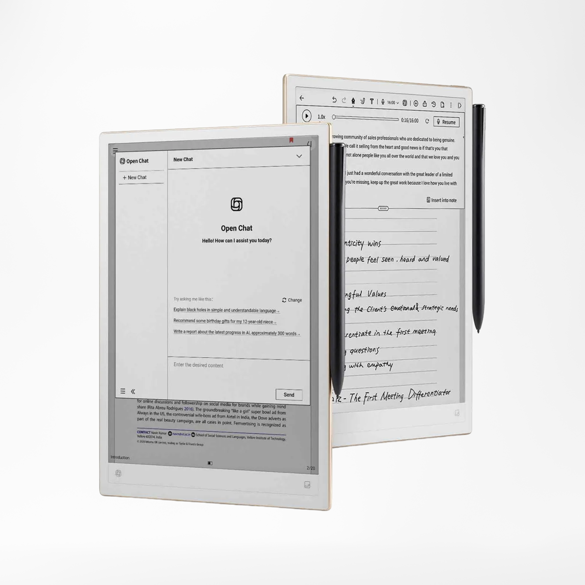 iFLYTEK AINOTE 2 The World’s First LLM-Powered Paper Tablet | Pre-Order